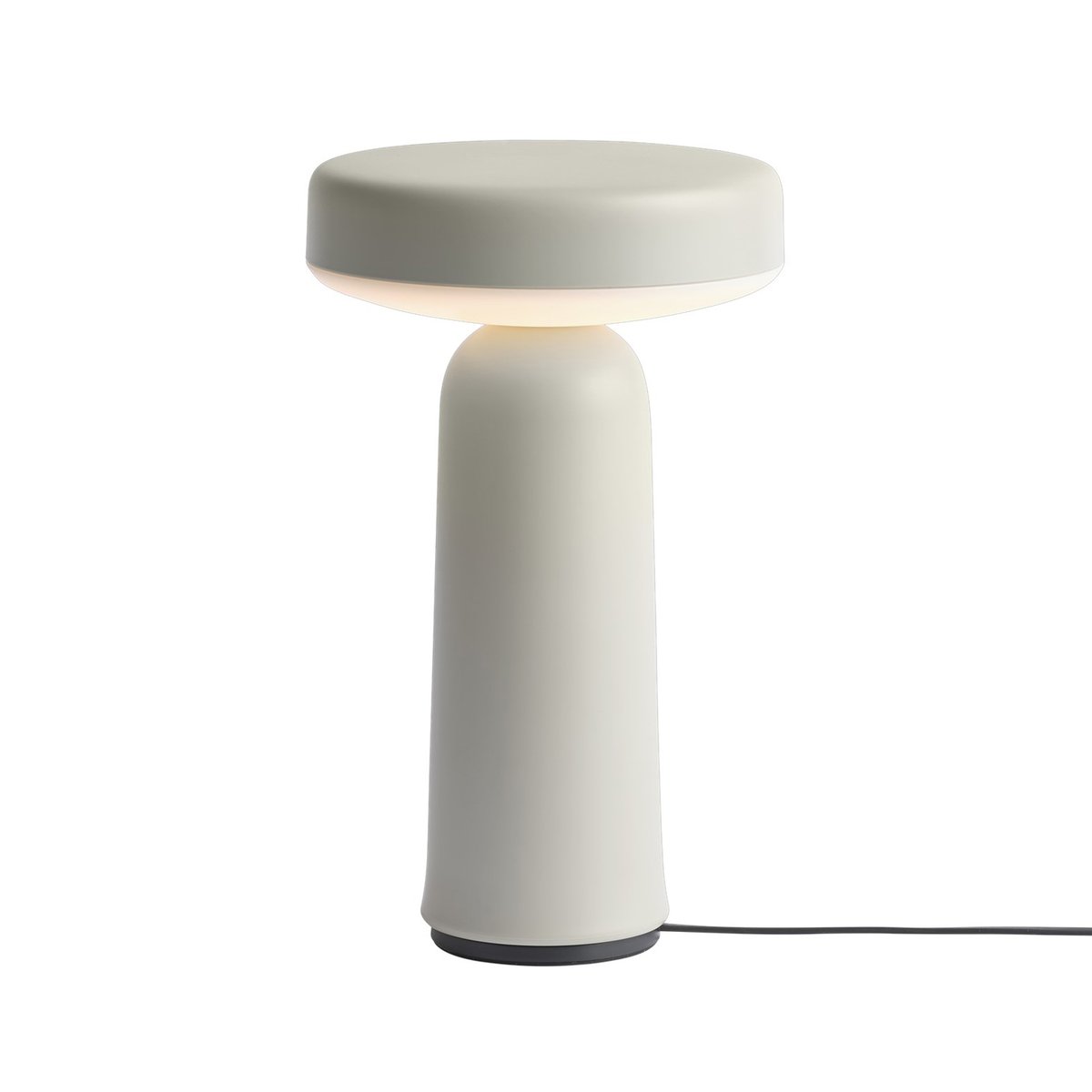 Muuto Ease draagbare tafellamp 21,5 cm Grey