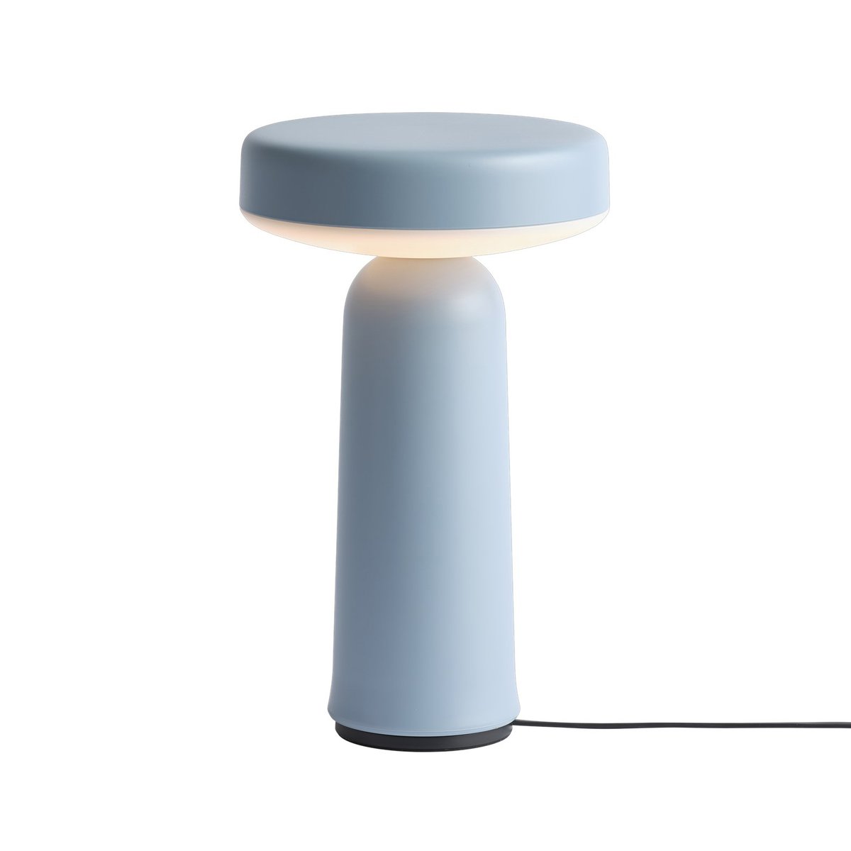 Muuto Ease draagbare tafellamp 21,5 cm Light blue | Scandinavisch Interieur | Bureau- & tafellampen | Blauw