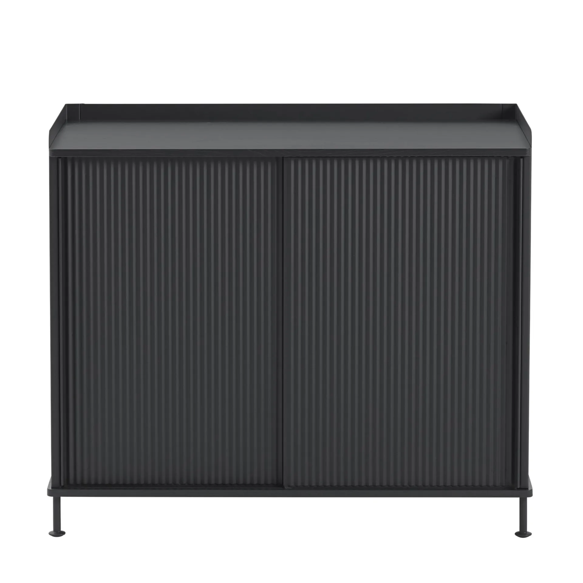 Enfold bijzettafel hoog, Black-black Muuto