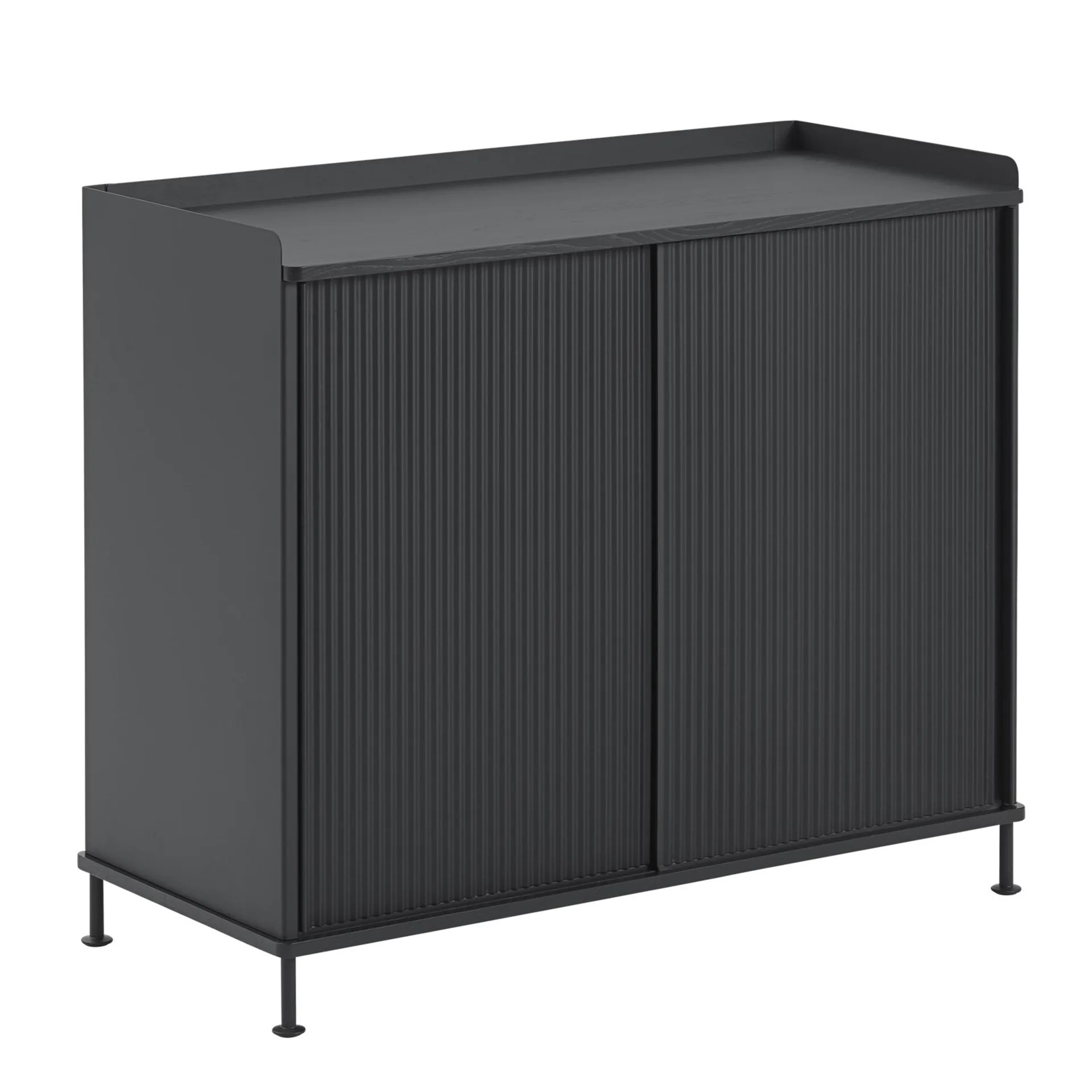 Enfold bijzettafel hoog, Black-black Muuto