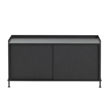 Enfold bijzettafel laag 125x45x63 cm - Black-Black - Muuto