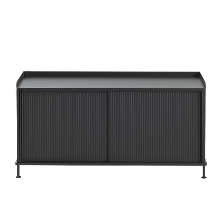 Enfold bijzettafel laag 125x45x63 cm - Black-Black - Muuto