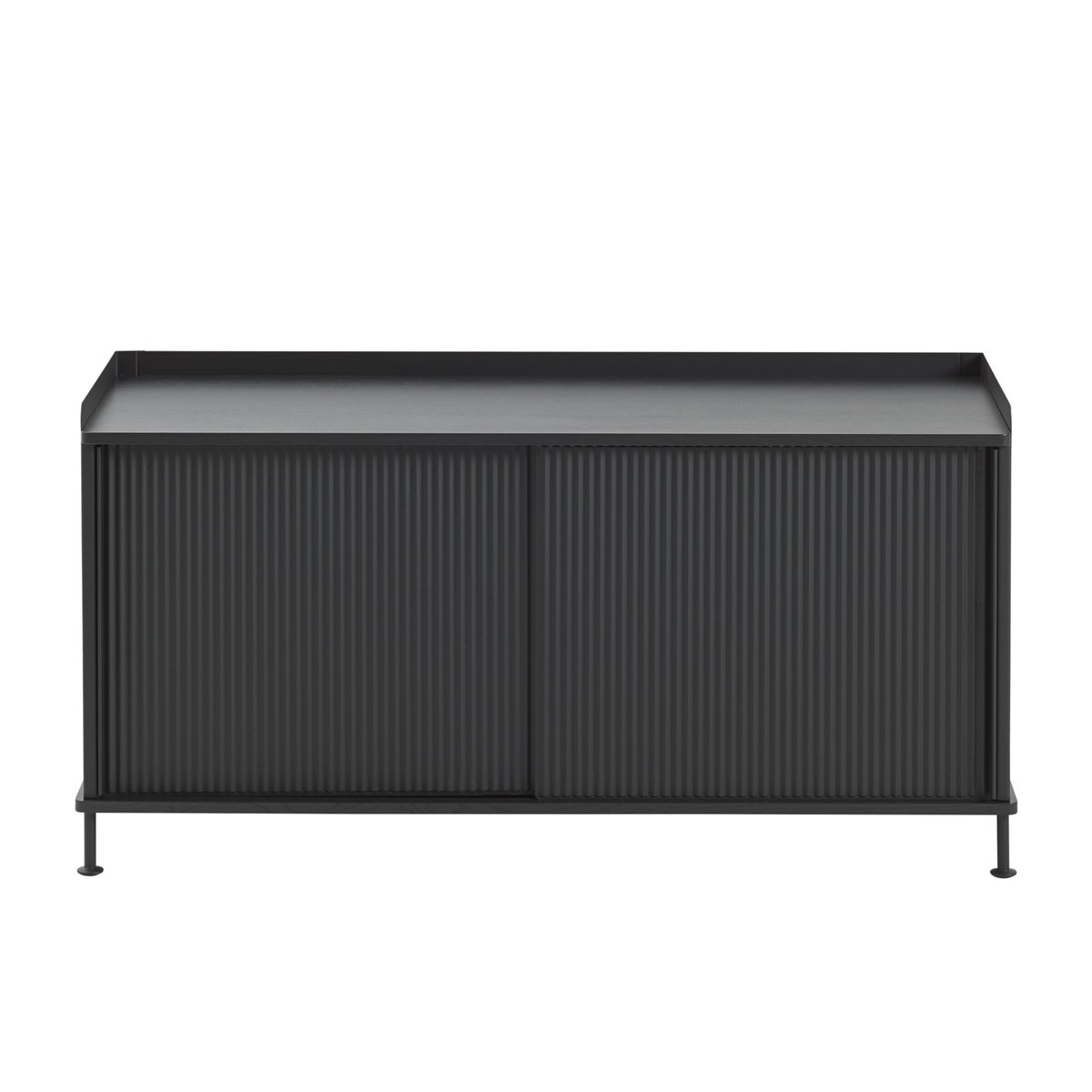 Muuto Enfold bijzettafel laag 125x45x63 cm Black-Black