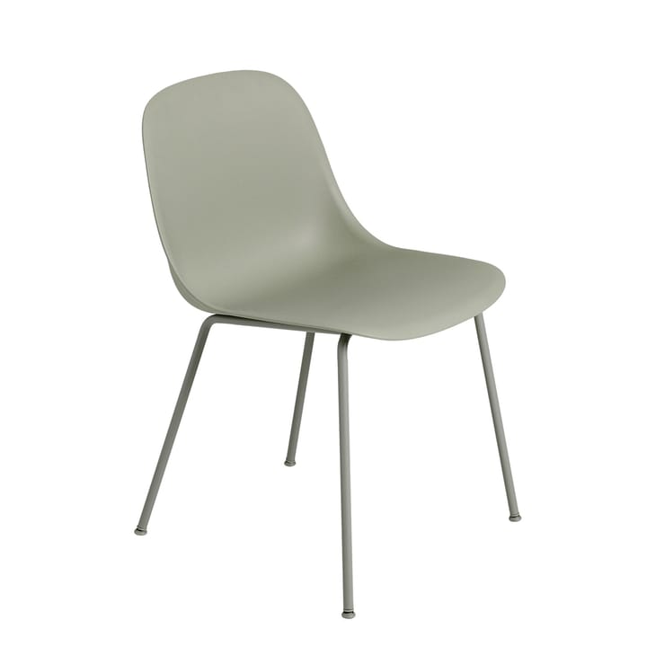Fiber side chair stoel - Dusty green (kunststof) - Muuto