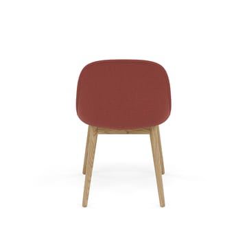 Fiber Side Chair stoel met houten poten - Re-wool 558-oak - Muuto