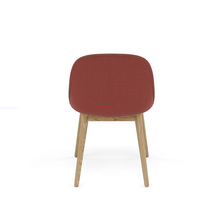 Fiber Side Chair stoel met houten poten, Re-wool 558-oak Muuto