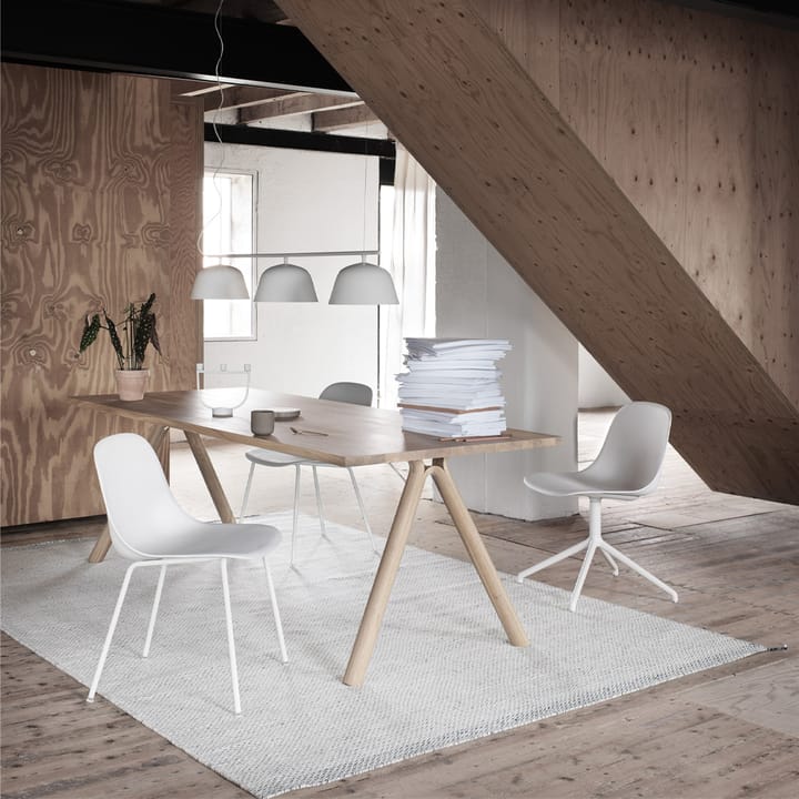 Fiber stoel, Natural white-White (kunststof) Muuto