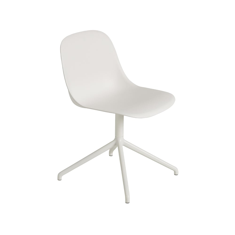 Muuto Fiber stoel Natural white-White (kunststof)