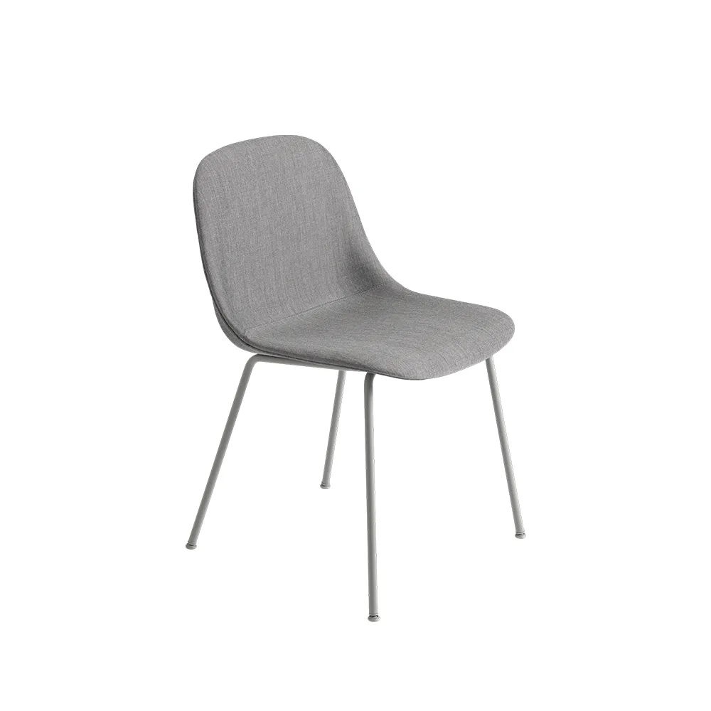 Fiber Stol stalen frame, Remix 133-Grey Muuto