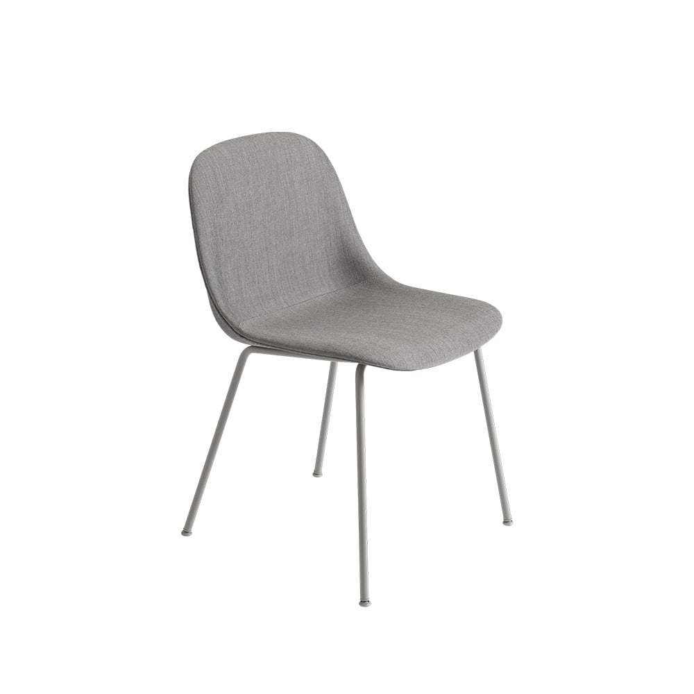 Muuto Fiber Stol stalen frame Remix 133-Grey