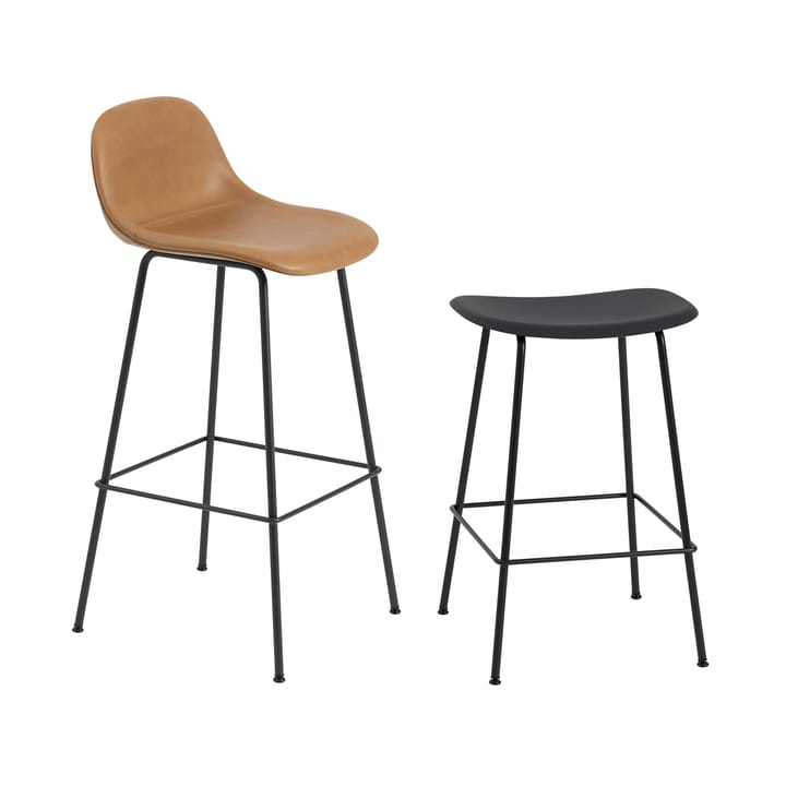 Fiber Tube barkruk 65 cm., zwart Muuto