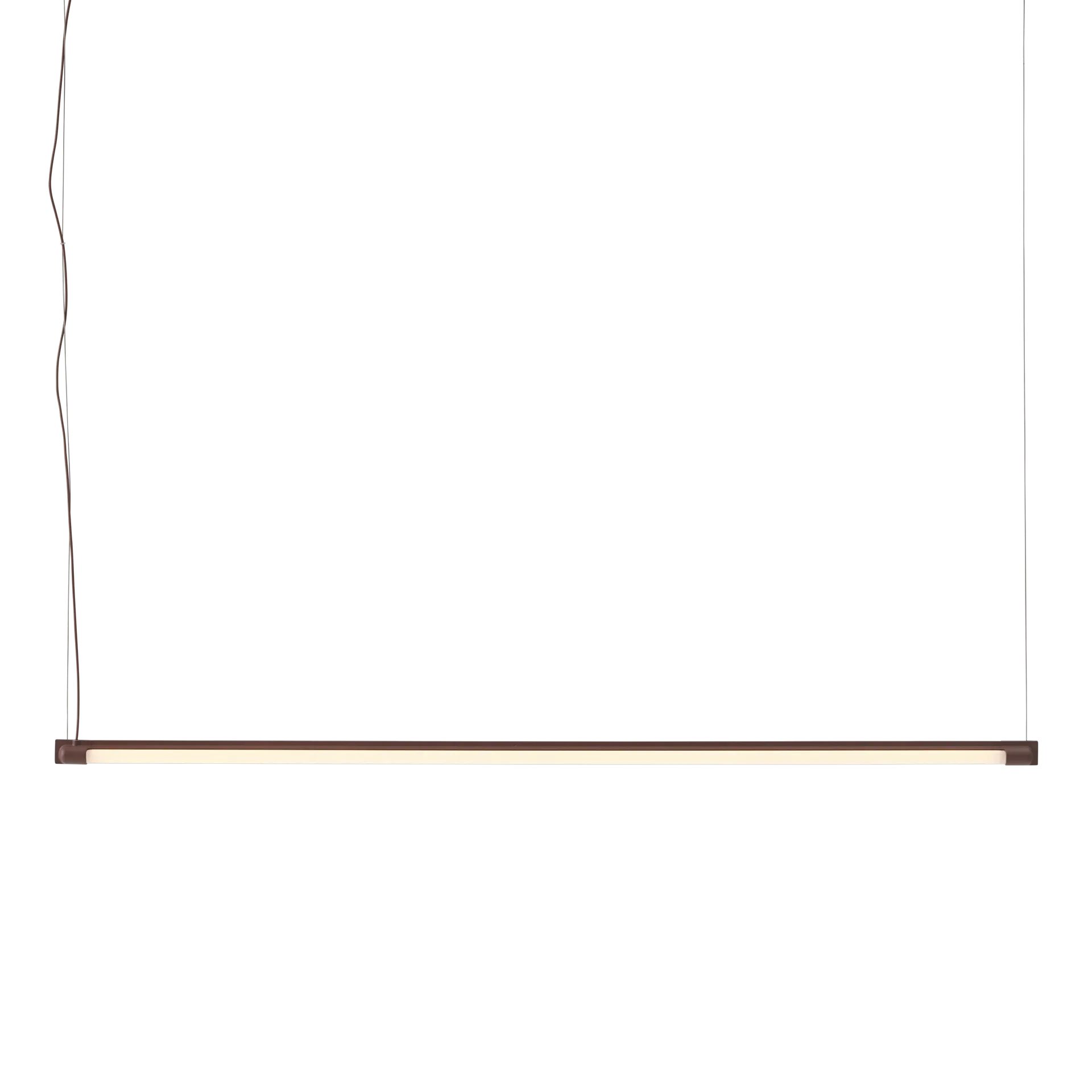 Fine Suspension Lamp 120 cm, Deep Red Muuto