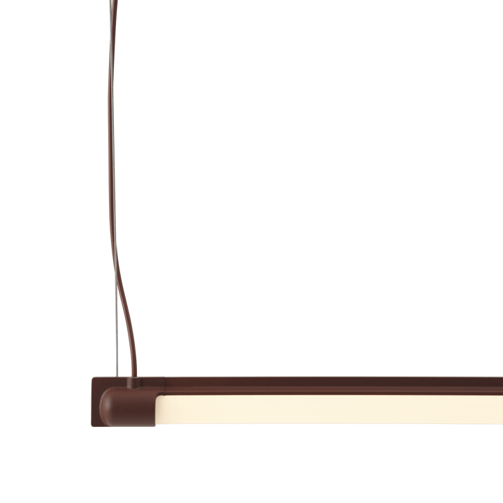 Fine Suspension Lamp 120 cm - Deep Red - Muuto