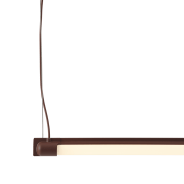 Fine Suspension Lamp 90 cm - Deep Red - Muuto