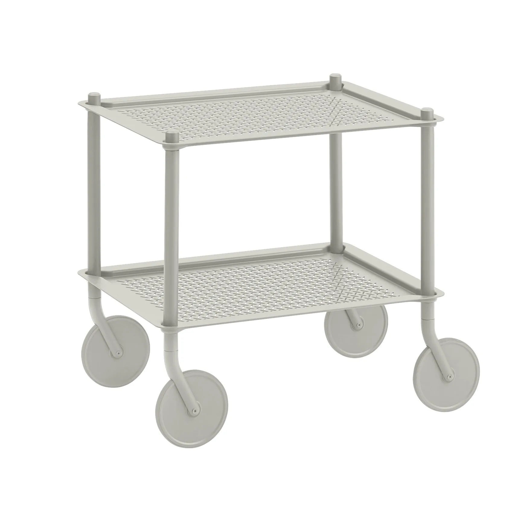Flow 2-layer trolley 57 cm, Grijs Muuto