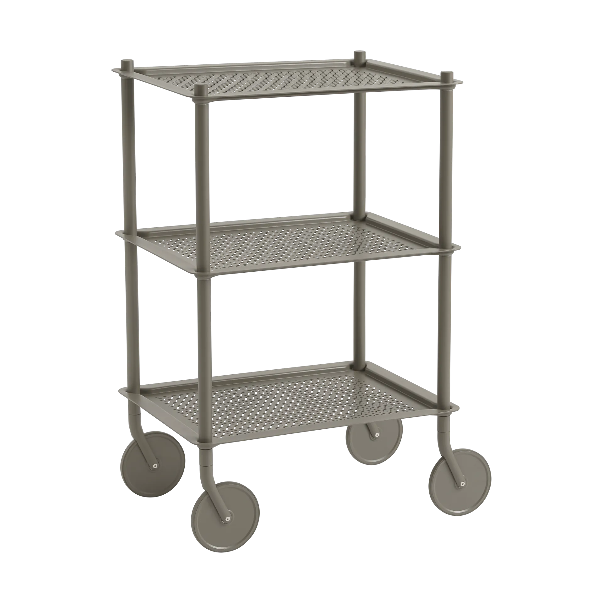 Flow 3-layer trolley 90 cm, Taupe Muuto
