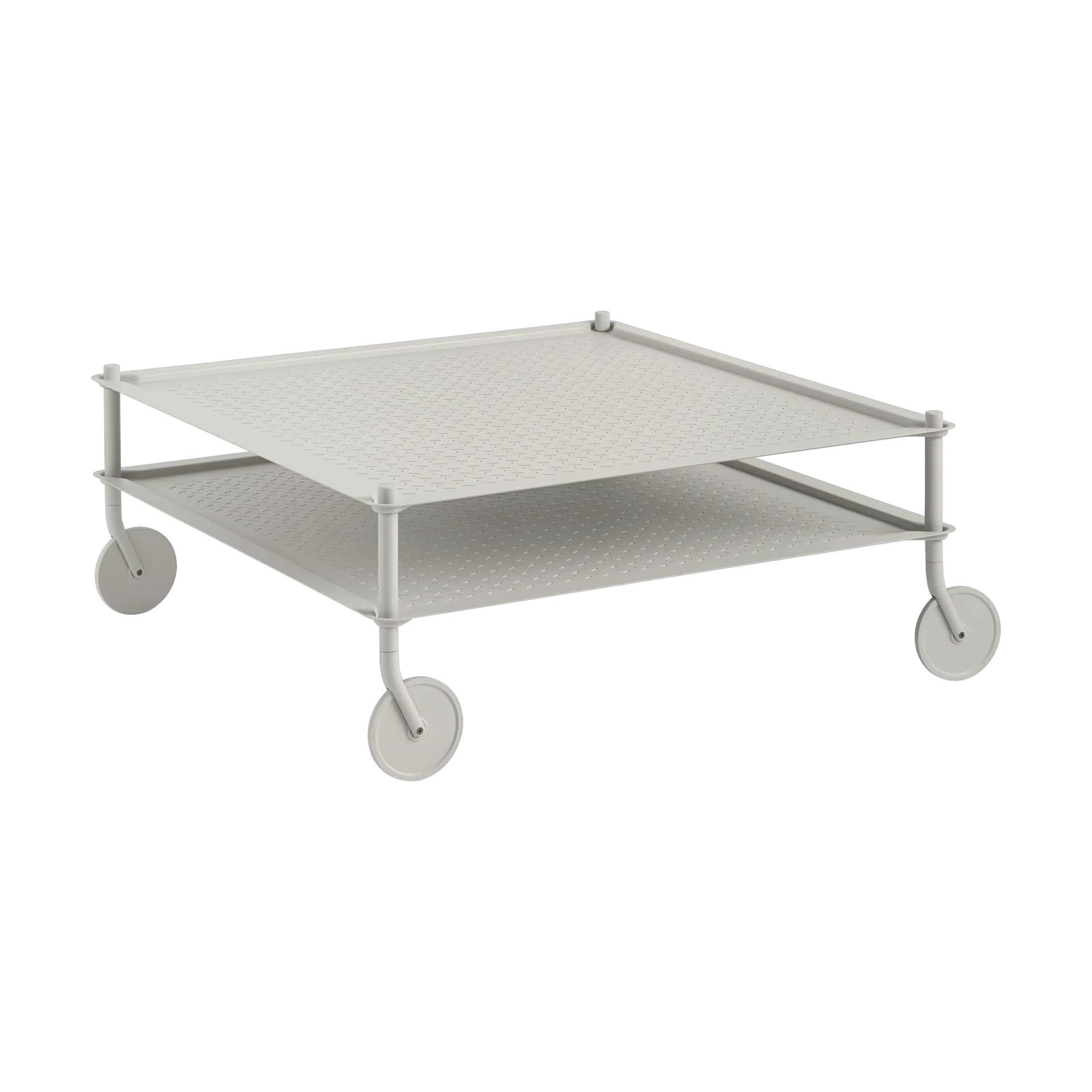 Flow bijzettafel 95x95 cm, Grey Muuto