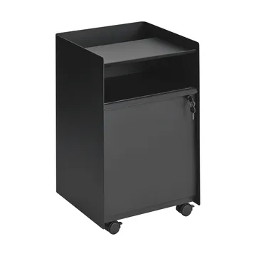 Folded Trolley serveerwagen met kast - Black - Muuto