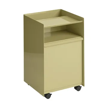 Folded Trolley serveerwagen met lade - Donkergroen beige - Muuto