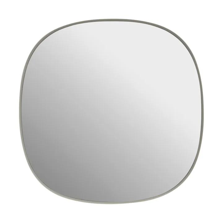 Framed spiegel - Grey-clear, 40x40 cm - Muuto