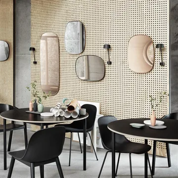 Framed spiegel - taupe, 59x44 cm - Muuto