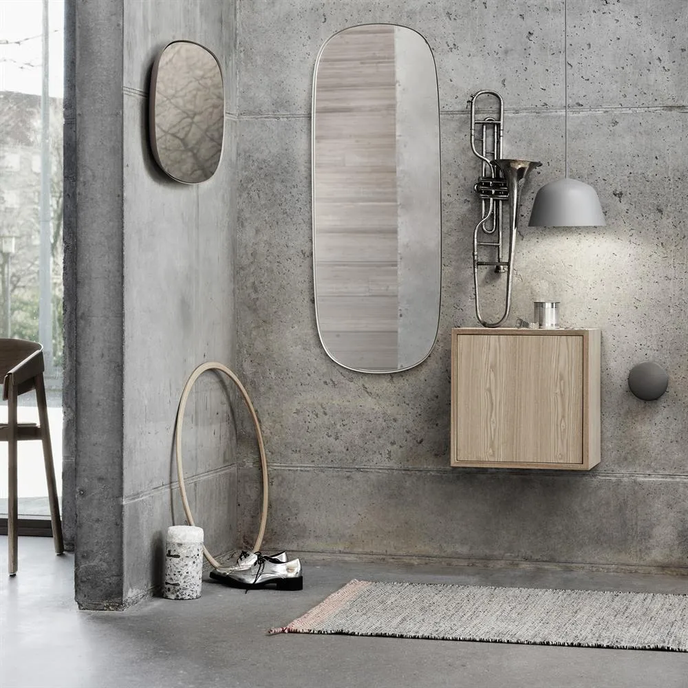 Framed spiegel, taupe, 59x44 cm Muuto