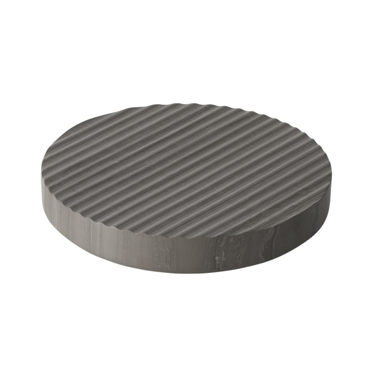 Muuto Groove onderzetter marmer (pannen) grijs - klein