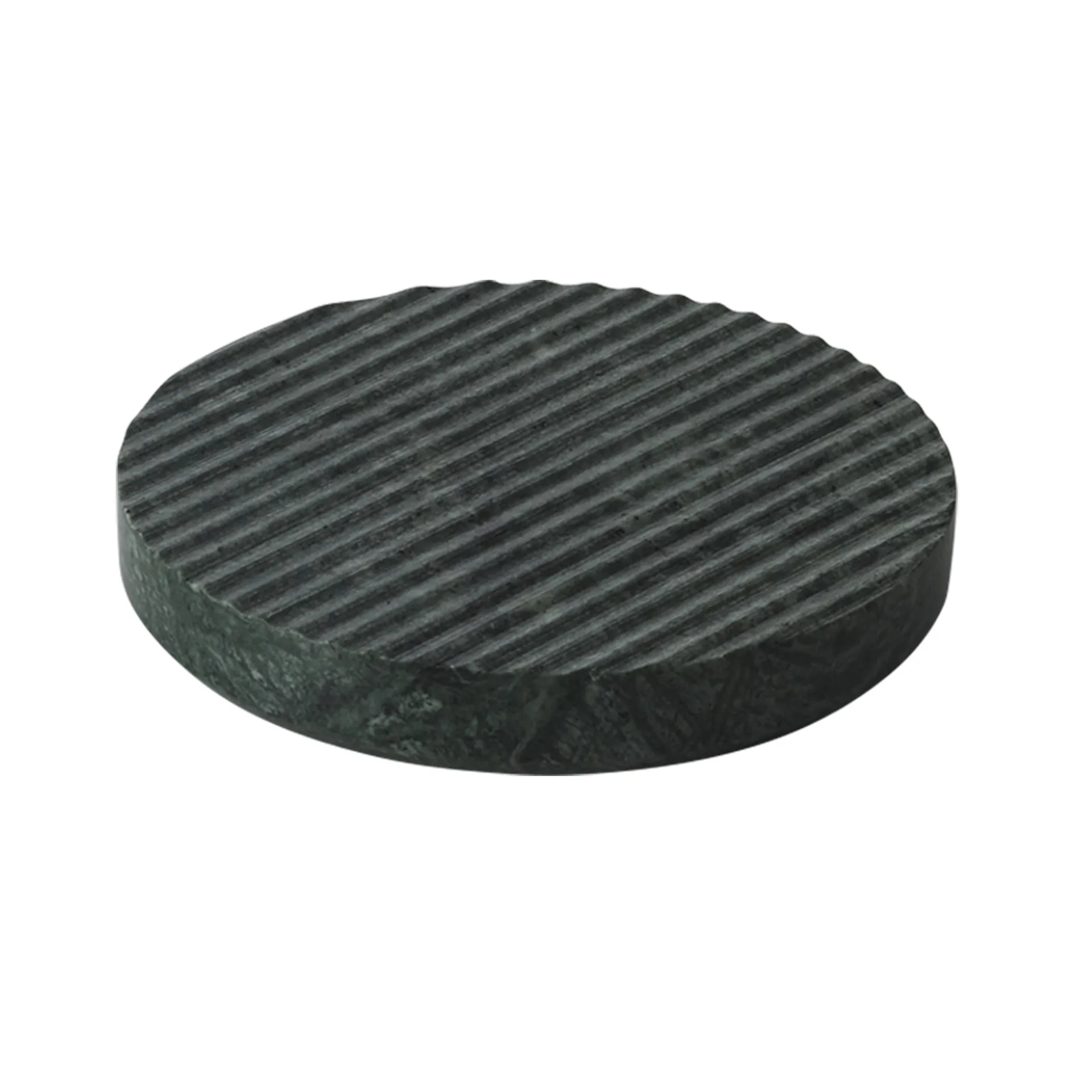 Groove onderzetter marmer (pannen), groen - klein Muuto