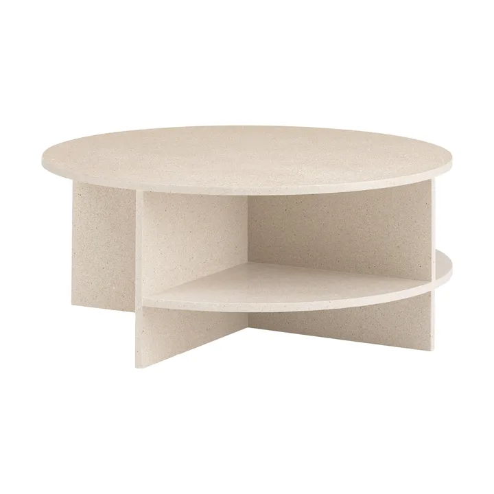 Halves salontafel - Light taupe-terrazzo, Ø85 cm - Muuto