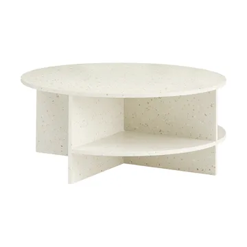 Halves salontafel - Off white-terrazzo, Ø85 cm - Muuto
