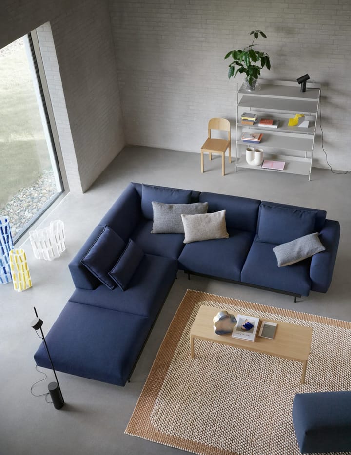 In Situ Config 3 hoekbank, Frame & Module Ocean 80-black Muuto