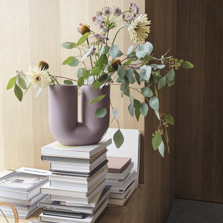 Kink vaas 26 cm, Dusty lilac Muuto