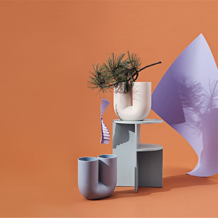 Kink vaas 26 cm, Dusty lilac Muuto