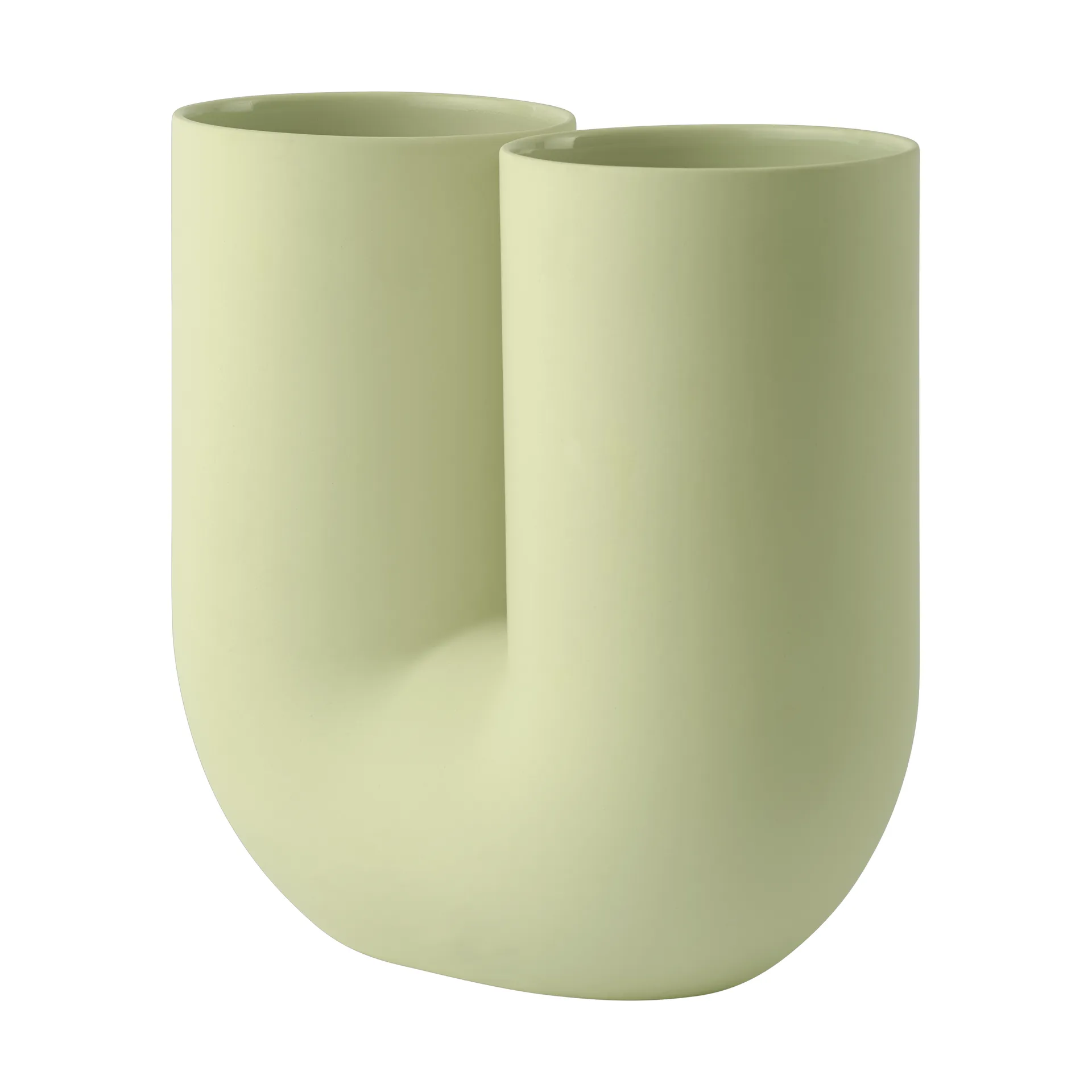 Kink vaas 26 cm, Light green Muuto