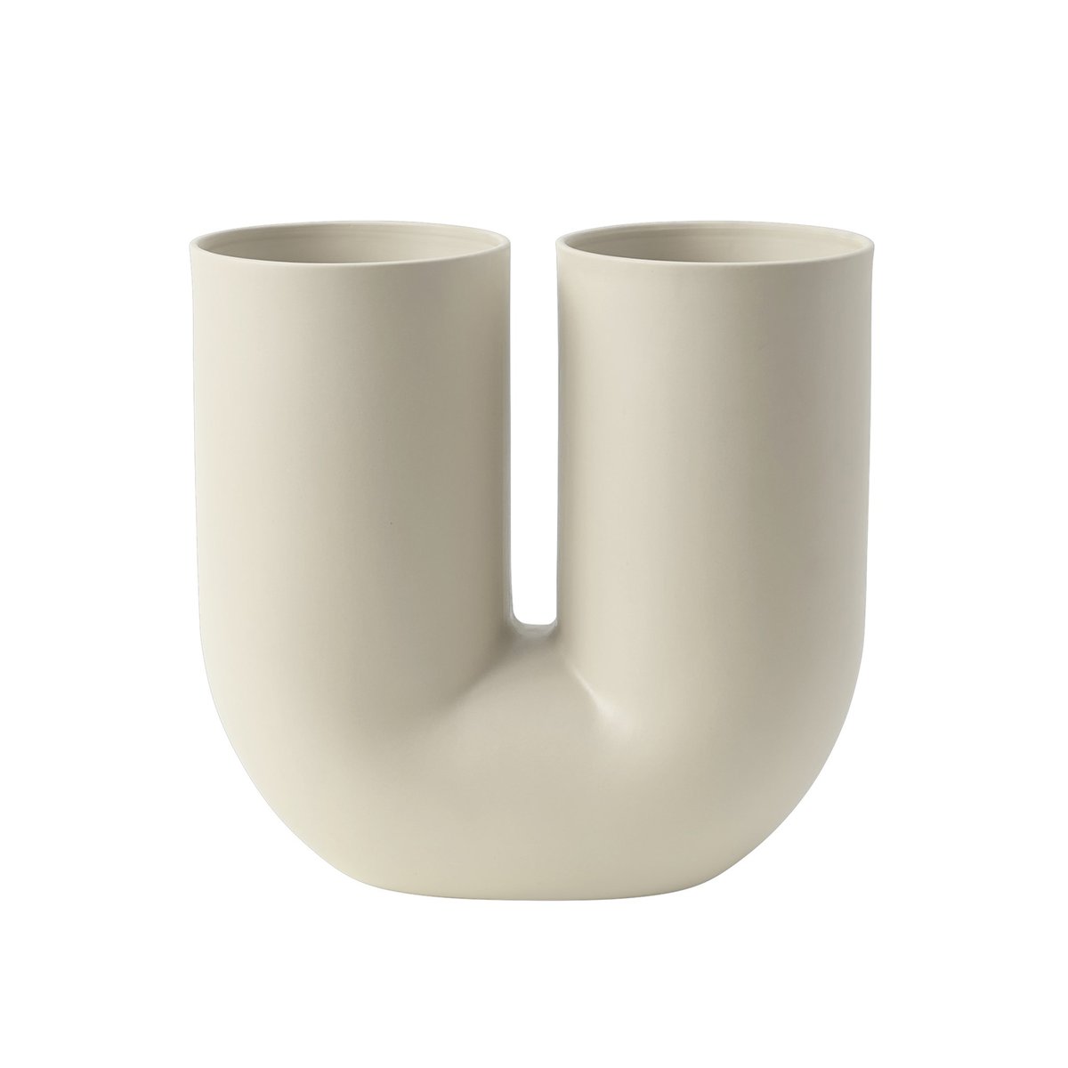 Muuto Kink vaas 26 cm Zand | Scandinavisch Interieur | Vazen | Beige