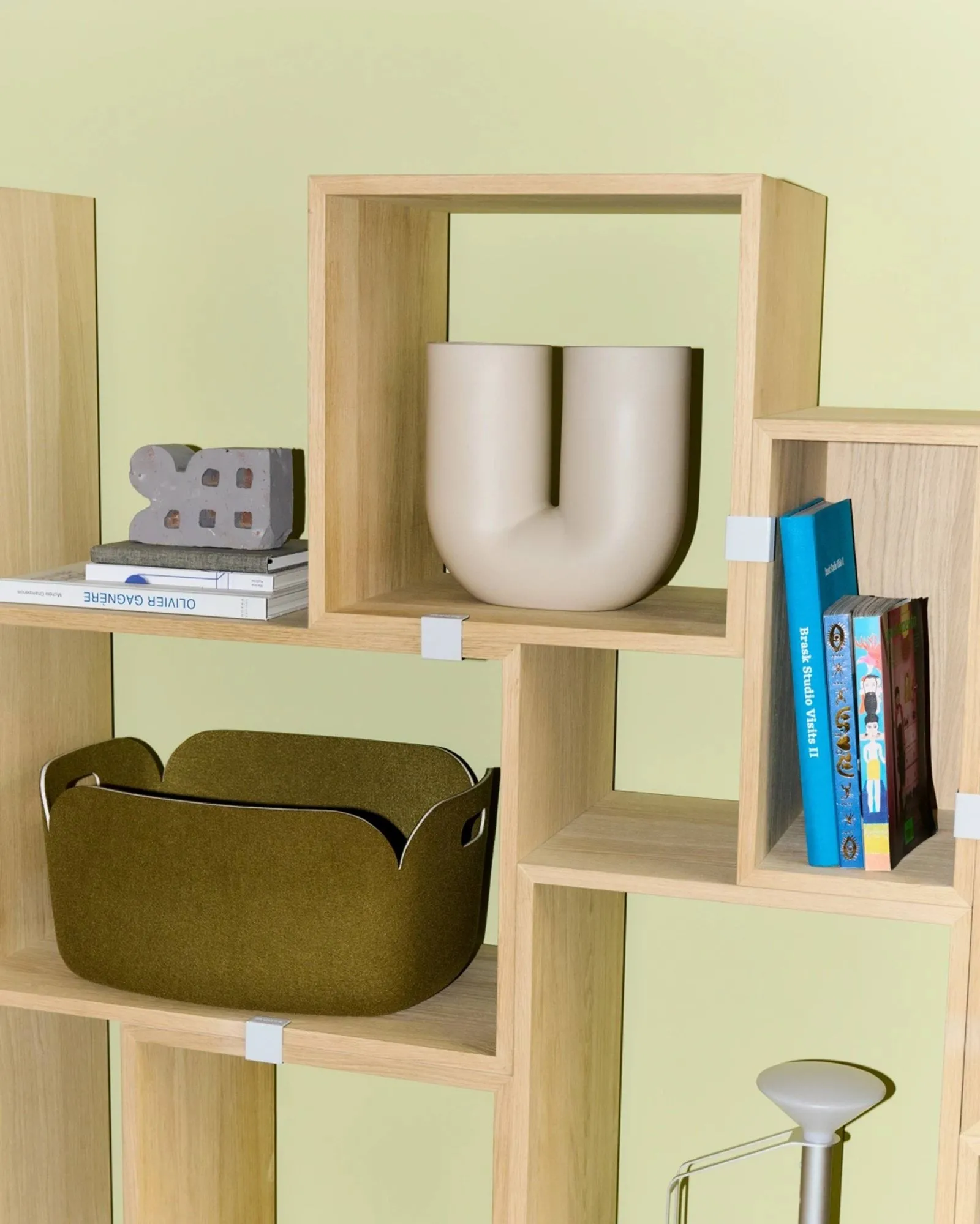 Kink vaas 26 cm, Zand Muuto