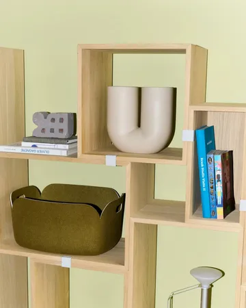 Kink vaas 26 cm - Zand - Muuto