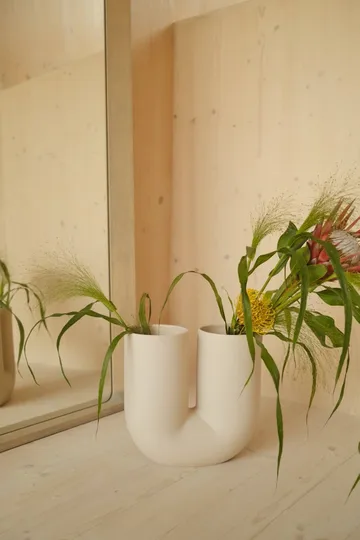 Kink vaas 26 cm - Zand - Muuto