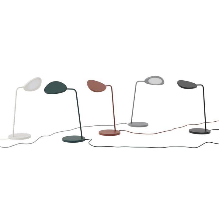 Leaf tafellamp wit, Copper brown Muuto