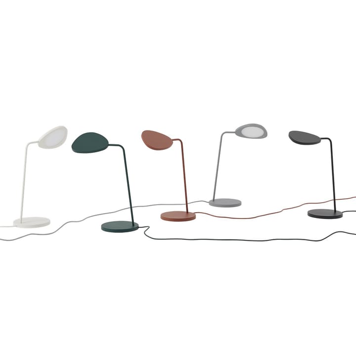 Leaf tafellamp wit, Dark green Muuto