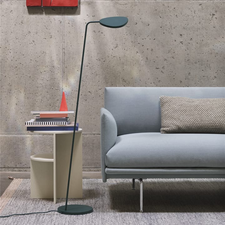 Leaf vloerlamp, Dark green Muuto