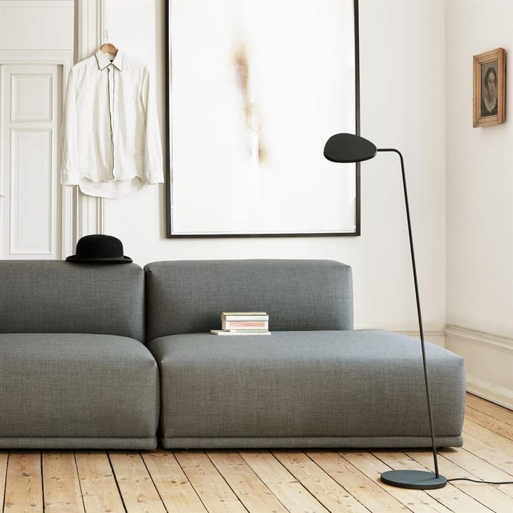 Leaf vloerlamp, zwart Muuto
