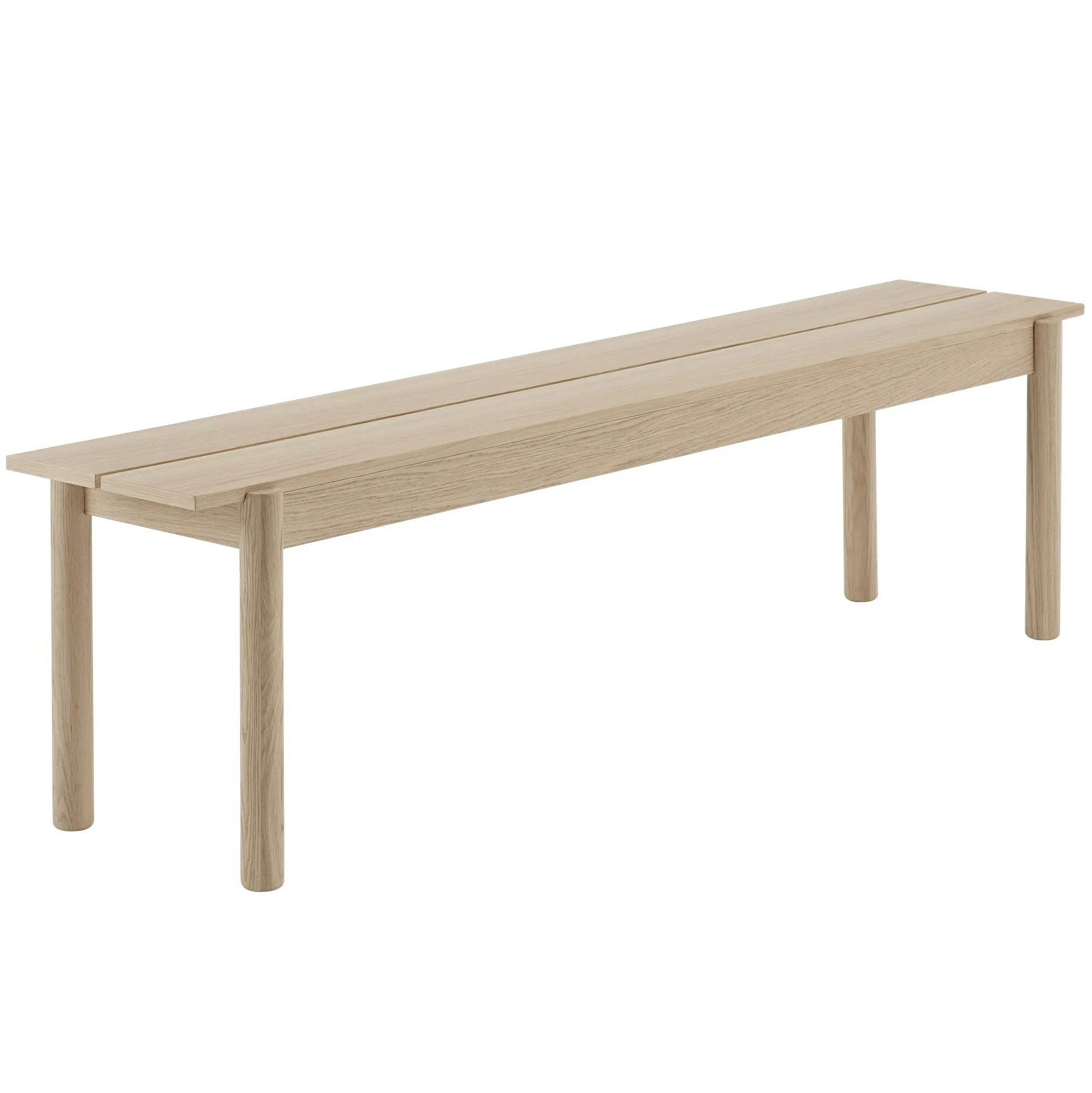 Linear bankje, eiken, 170 cm Muuto