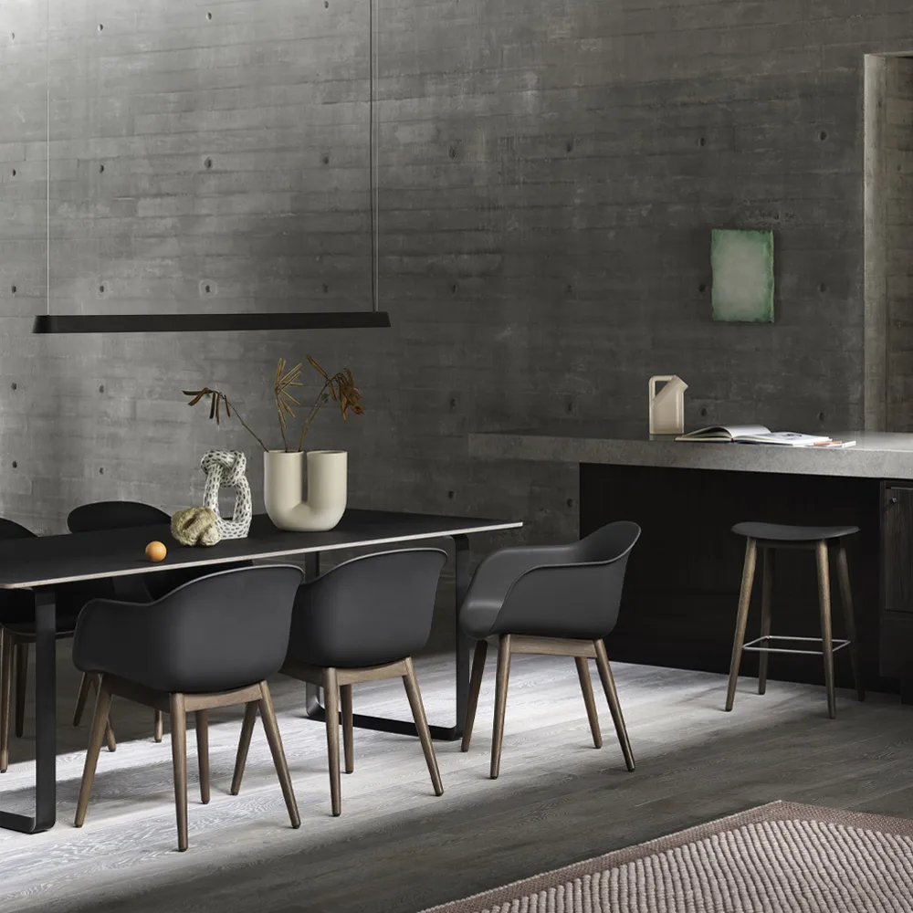 Linear hanglamp, black, 169,2 cm Muuto