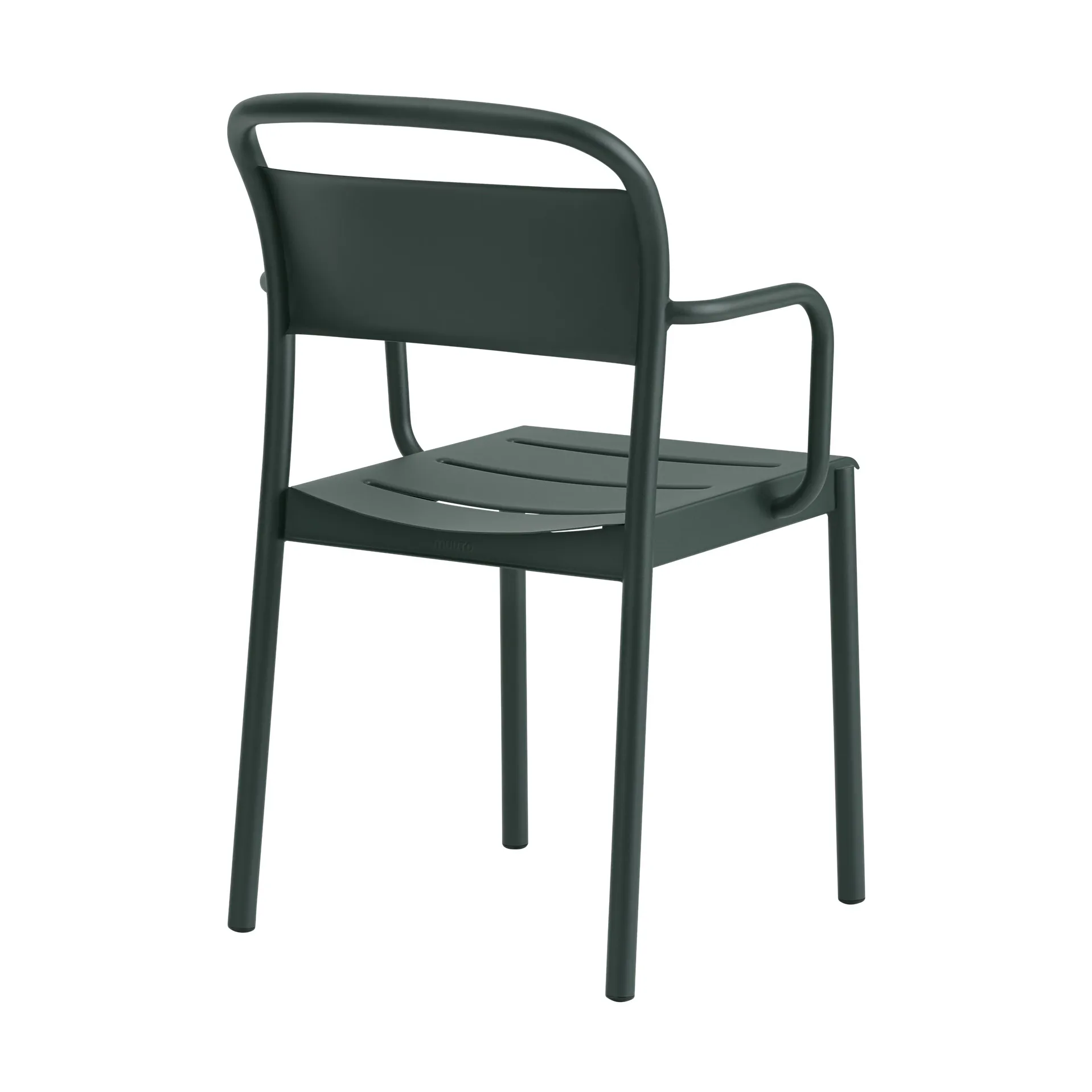 Linear Steel armstoel, Dark green Muuto