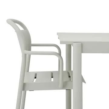 Linear Steel armstoel - Grey (RAL 7044) - Muuto