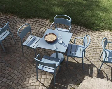 Linear Steel armstoel - Pale blue - Muuto