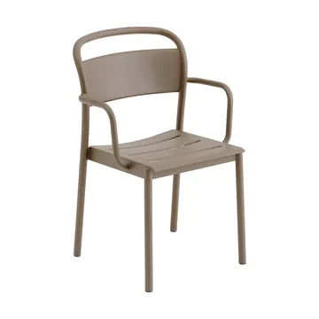 Linear Steel armstoel - Taupe - Muuto
