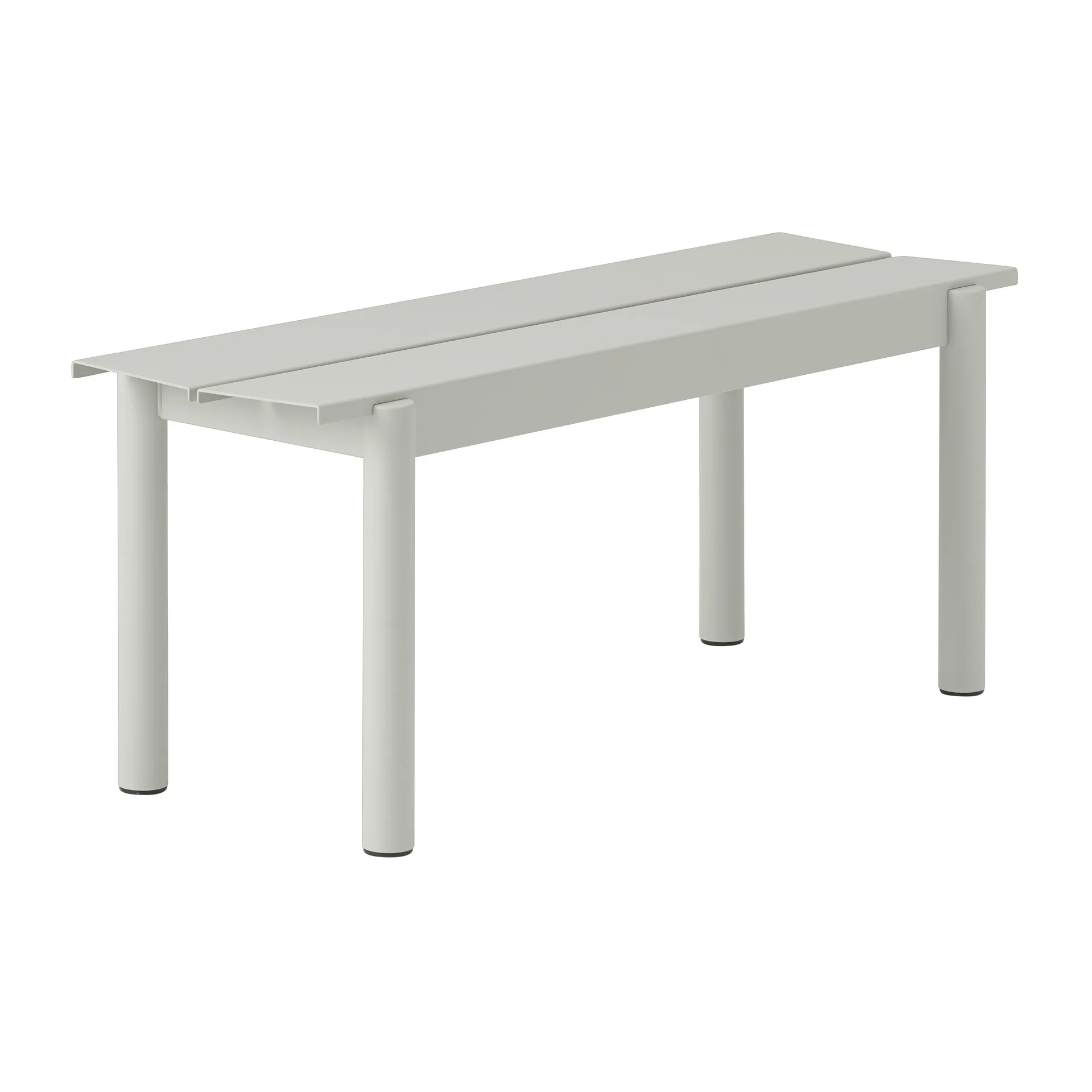 Linear Steel bank 110x34 cm, Grey (RAL 7044) Muuto