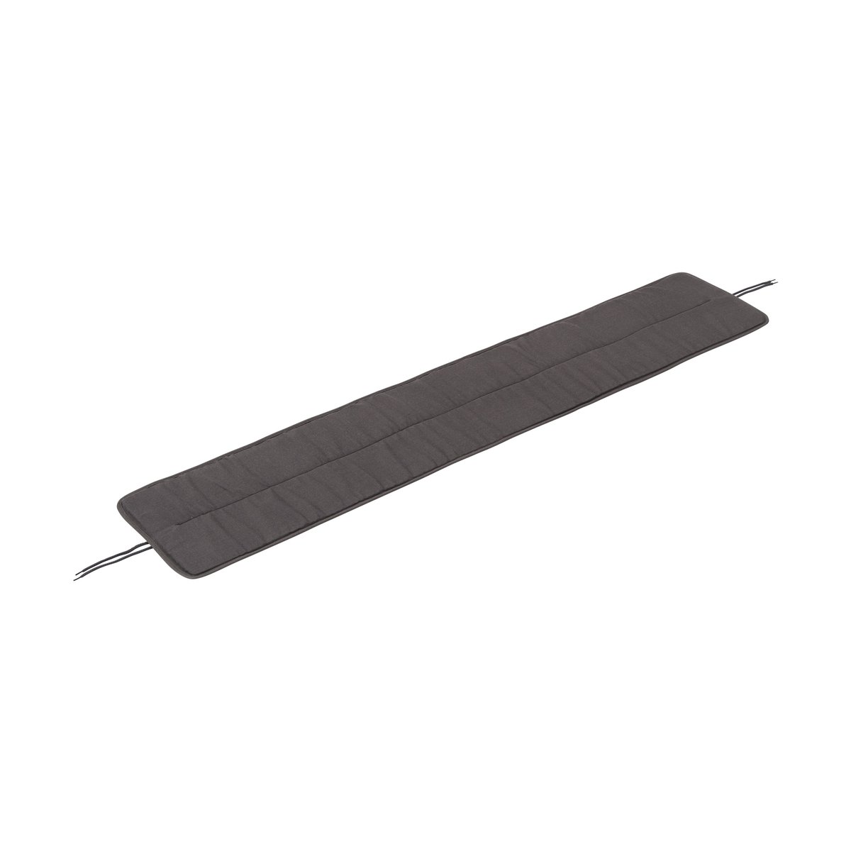 Muuto Linear steel bench pad 170x32,5 cm Dark grey